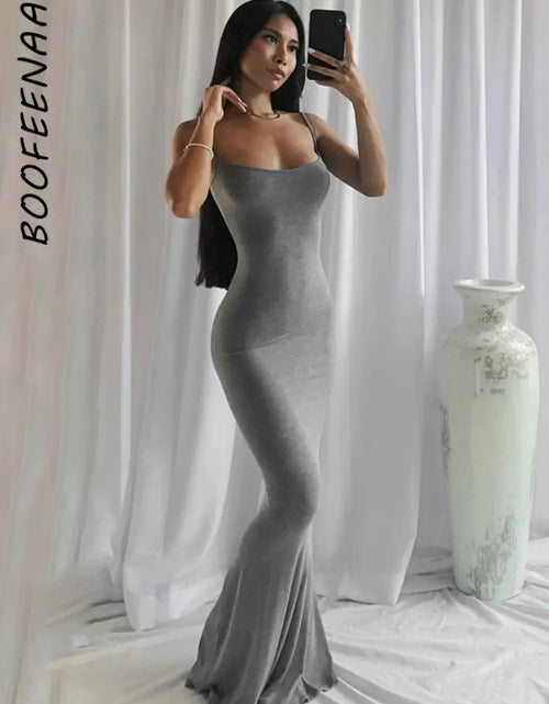 Load image into Gallery viewer, Backless Long Maxi Dress
